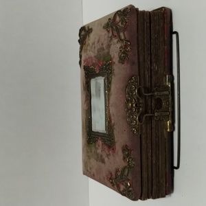 1800s Antique Photos Lot & Velvet Photo Album Family Babies Men Women Kids